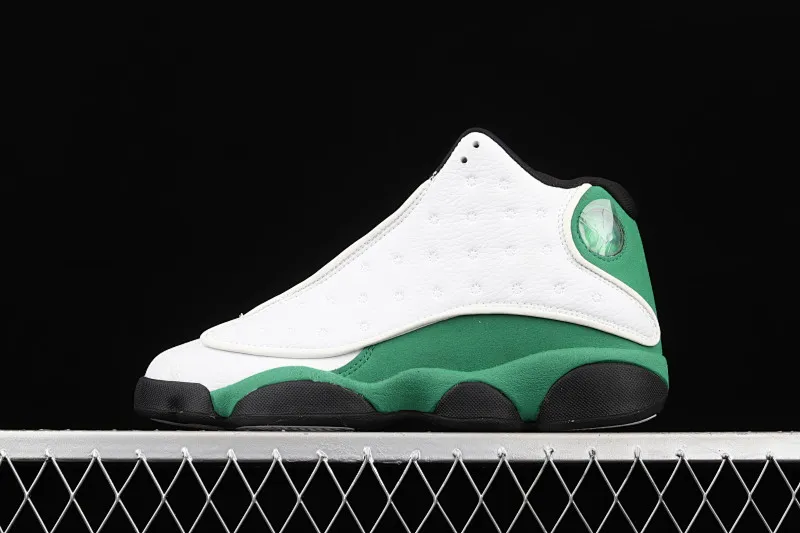 All categories Air Jordan Jordan series basketball shoes Air Jordan 13 G version Air Jordan 13 Retro AJ13 white and green 414571-113